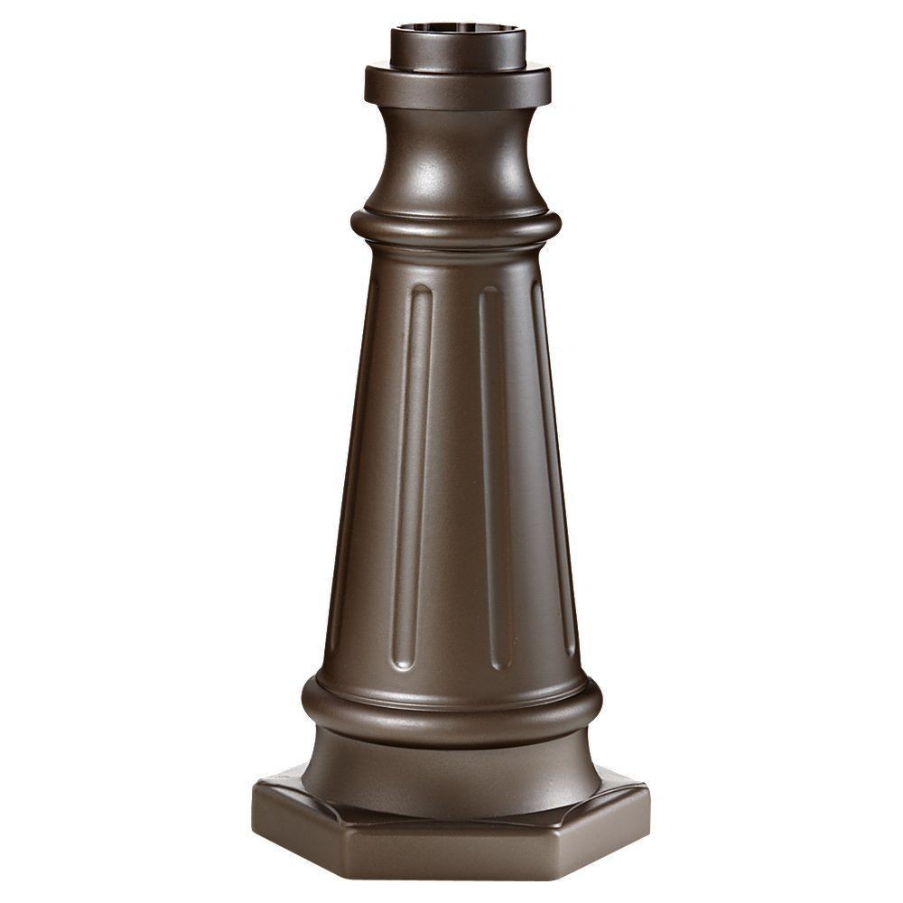 Feiss-POSTBASE ORB-Accessory - 19.5 Inch Post Mount Base   Oil Rubbed Bronze Finish